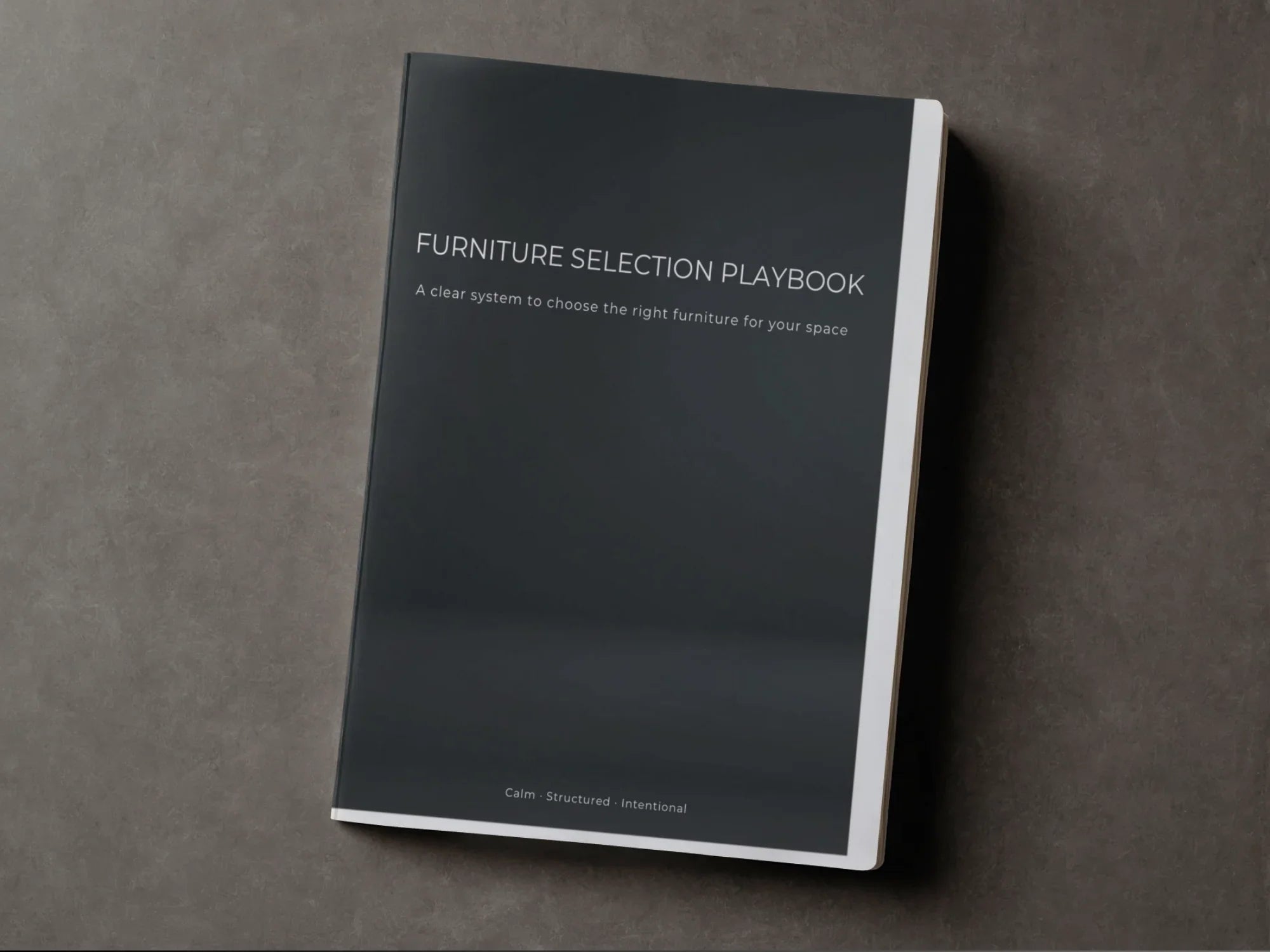 Furniture Selection Playbook