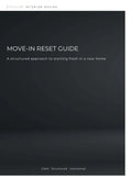 Move-In Reset Guide