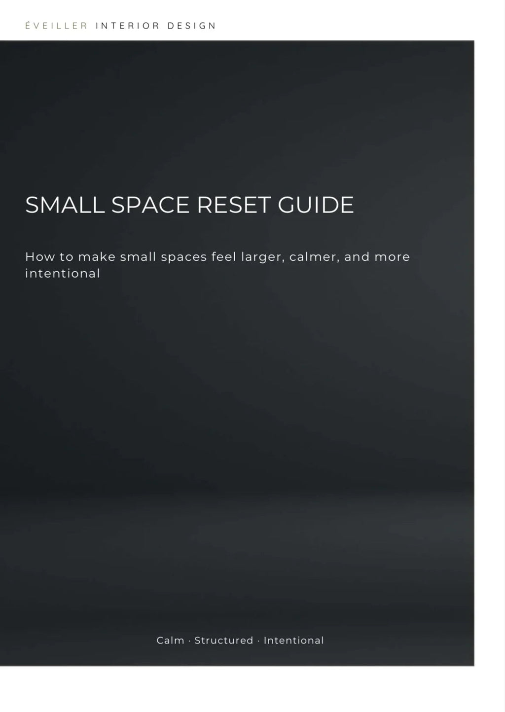 Small Space Reset Guide