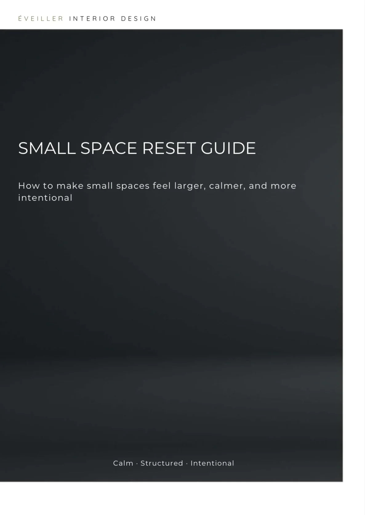 Small Space Reset Guide